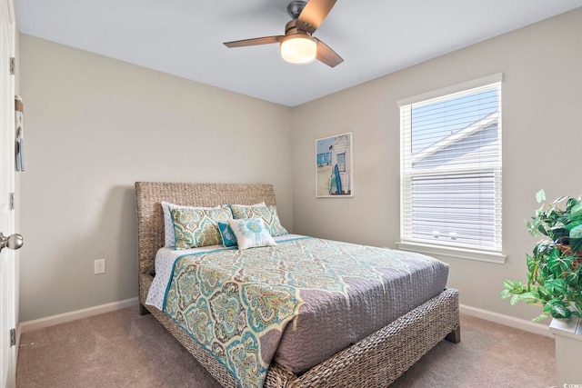 2572 Brescia St, Myrtle Beach, SC 29579 - carpeted bedroom featuring baseboards and ceiling fan
