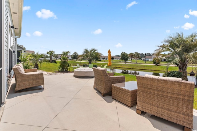2572 Brescia St, Myrtle Beach, SC 29579 - view of patio with a water view