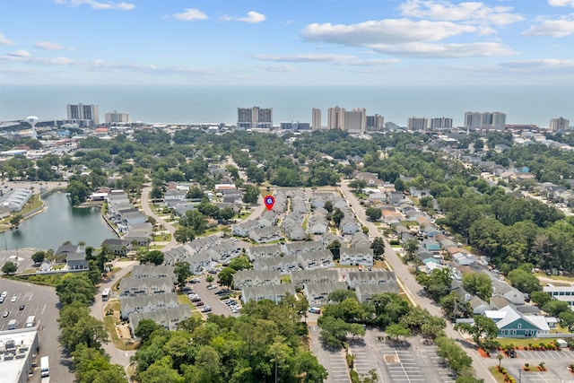 613 S 2nd Ave Unit 21D, North Myrtle Beach, SC 29582 - aerial view of property's location featuring a nearby body of water and nearby urban area