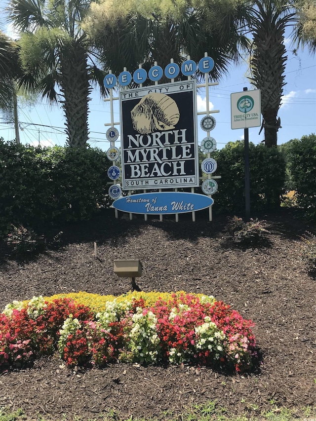 613 S 2nd Ave Unit 21D, North Myrtle Beach, SC 29582 - view of community / neighborhood sign