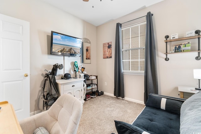 1298 River Oaks Dr Unit 5-I, Myrtle Beach, SC 29579 - living room featuring carpet and baseboards