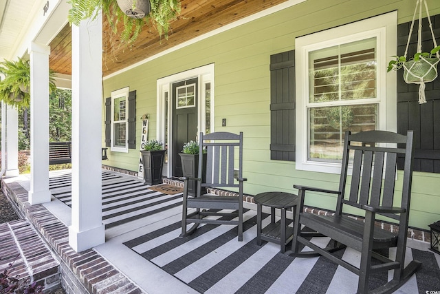 769 Country Club Dr, Pawleys Island, SC 29585 - view of covered porch