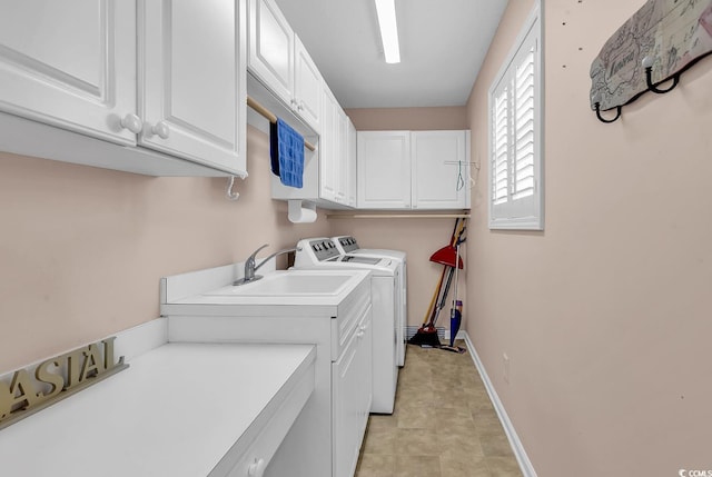 521 Bay Dr, Garden City Beach, SC 29576 - laundry room with cabinet space and separate washer and dryer
