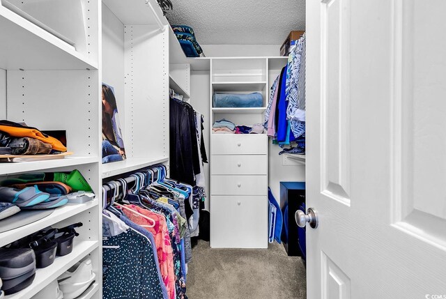 521 Bay Dr, Garden City Beach, SC 29576 - walk in closet featuring carpet flooring
