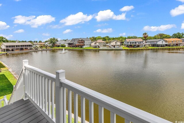 521 Bay Dr, Garden City Beach, SC 29576 - water view with nearby suburban area