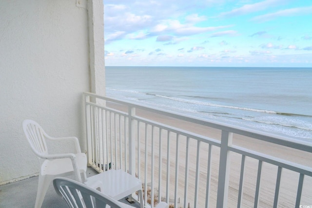 1207 Ocean Blvd S Unit 20802, Myrtle Beach, SC 29577 - balcony with view of water and beach