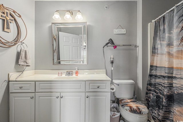117 Butkus Dr Unit 6, Myrtle Beach, SC 29588 - bathroom with vanity, toilet, and curtained shower
