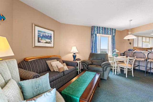 2801 S Ocean Blvd Unit 941, North Myrtle Beach, SC 29582 - living area featuring carpet flooring