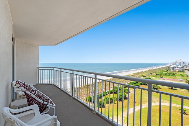 2801 S Ocean Blvd Unit 941, North Myrtle Beach, SC 29582 - balcony featuring a water view