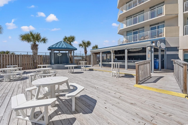 2801 S Ocean Blvd Unit 941, North Myrtle Beach, SC 29582 - view of wooden terrace