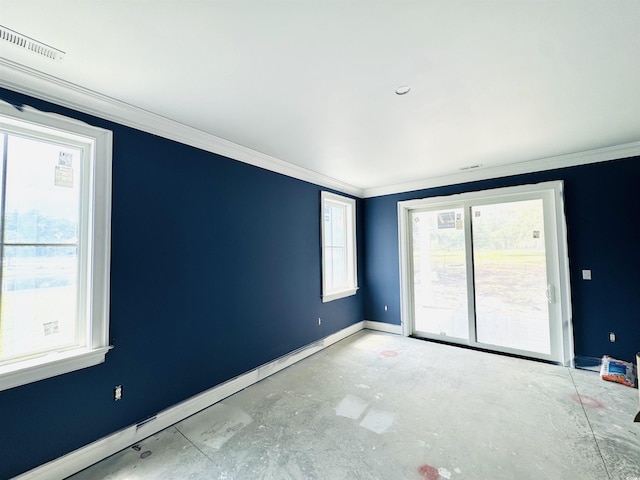 105 Michau Rd, Georgetown, SC 29440 - spare room with crown molding and baseboards
