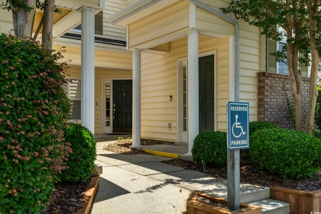 4430-G Montrose Ln Unit G, Myrtle Beach, SC 29579 - doorway to property with a porch