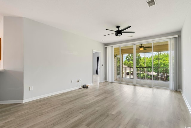 4430-G Montrose Ln Unit G, Myrtle Beach, SC 29579 - spare room with ceiling fan, wood finished floors, and baseboards