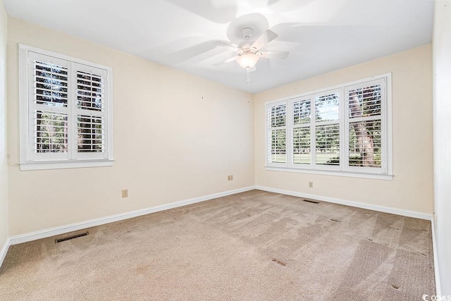 159-1 Weehawka Way Unit 159-1, Pawleys Island, SC 29585 - carpeted empty room featuring baseboards and ceiling fan