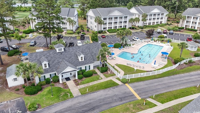 4924 Pond Shoals Ct Unit 201, Myrtle Beach, SC 29579 - drone / aerial view of a pool area