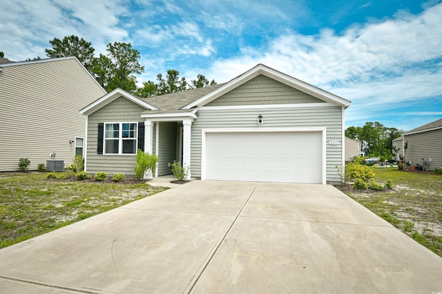 2315 Blackthorn Dr, Conway, SC 29526 - ranch-style home featuring a garage and concrete driveway