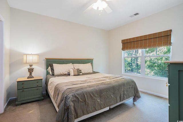 6253 Catalina Dr Unit 1523, North Myrtle Beach, SC 29582 - bedroom with carpet floors, baseboards, and ceiling fan