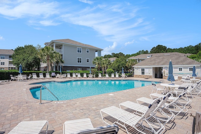 6253 Catalina Dr Unit 1523, North Myrtle Beach, SC 29582 - community pool featuring a patio