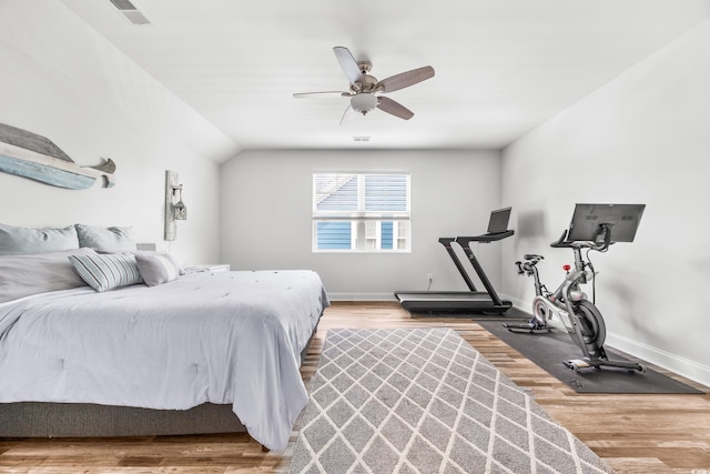 1008 Mary Read Dr, North Myrtle Beach, SC 29582 - bedroom featuring wood finished floors and a ceiling fan
