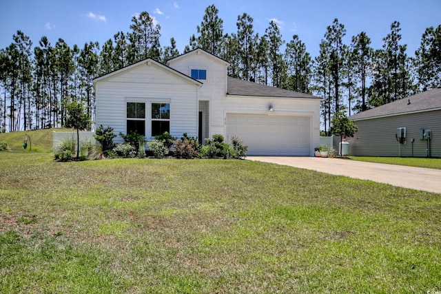 212 Carolina Lakes Blvd, Myrtle Beach, SC 29588 - view of front of home featuring an attached garage, driveway, and a front lawn