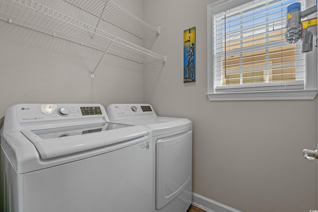 4319 Grande Harbour Blvd, Little River, SC 29566 - washroom with washer and dryer and baseboards