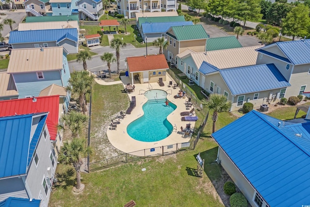 4319 Grande Harbour Blvd, Little River, SC 29566 - aerial view of residential area featuring a pool