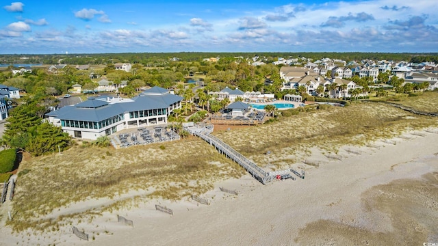 113 Trotter Trl, Georgetown, SC 29440 - aerial perspective of suburban area with a pool area