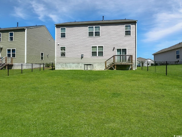 2230 Ainsley Dr, Little River, SC 29566 - back of house featuring a fenced backyard
