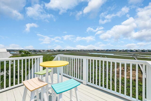 92 High Hammock Way, Pawleys Island, SC 29585 - view of wooden terrace
