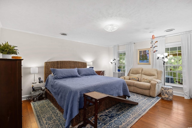 515 River Rd, Conway, SC 29526 - bedroom featuring wood-type flooring and ornamental molding