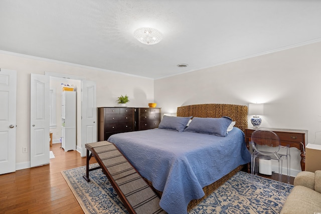 515 River Rd, Conway, SC 29526 - bedroom with crown molding, wood finished floors, and baseboards