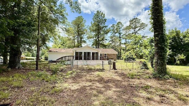 6805 Mclaurin Rd, Mullins, SC 29574 - rear view of house