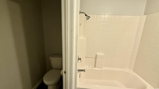 6805 Mclaurin Rd, Mullins, SC 29574 - bathroom with toilet and shower / washtub combination