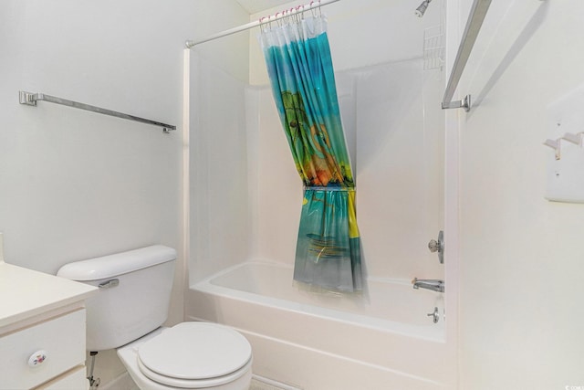 4280 Santolina Way Unit C, Murrells Inlet, SC 29576 - bathroom featuring shower / bath combination with curtain, vanity, and toilet
