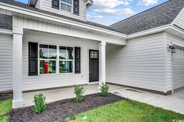 142 Temple Dr, Aynor, SC 29511 - entrance to property with roof with shingles and a porch