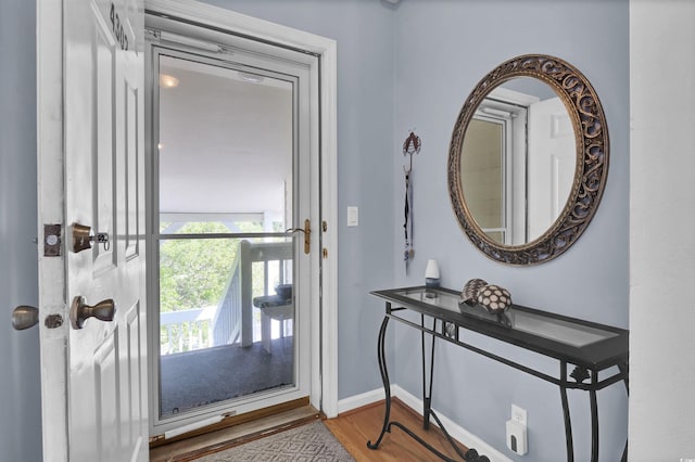 1912 Goose Creek Rd SW Unit 4302, Ocean Isle Beach, NC 28469 - entrance foyer with wood finished floors and baseboards