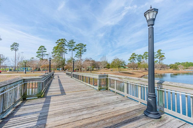 861 Murray Ave, Myrtle Beach, SC 29577 - dock area featuring a water view