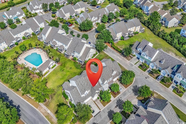 101 Culpepper Way Unit 1006, Myrtle Beach, SC 29579 - aerial view of property's location with a pool area and nearby suburban area
