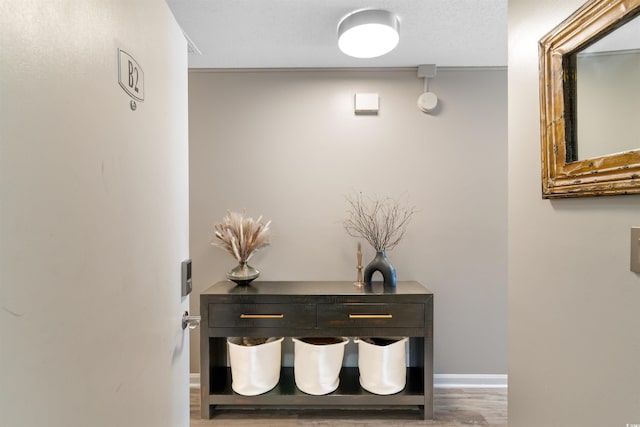 210 Double Eagle Dr Unit B-2, Surfside Beach, SC 29575 - detailed view of baseboards and wood finished floors