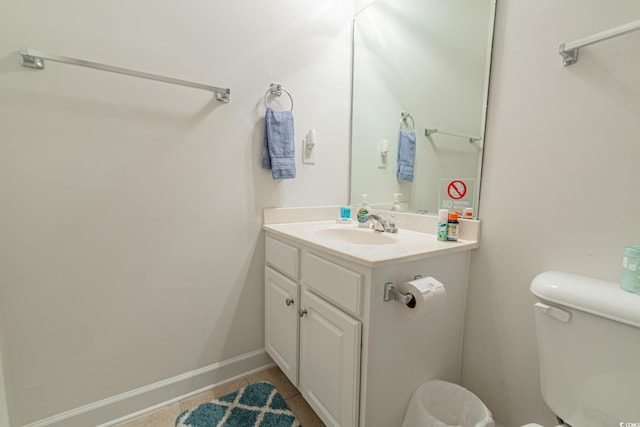 6203 Catalina Dr Unit 1333, North Myrtle Beach, SC 29582 - half bath featuring vanity, toilet, and tile patterned floors