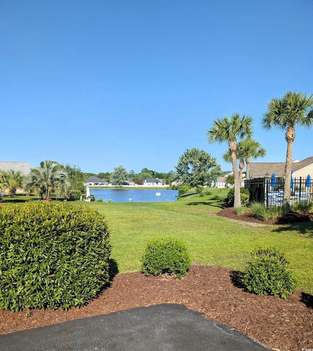 281 Palmetto Glen Dr, Myrtle Beach, SC 29588 - view of yard featuring a water view