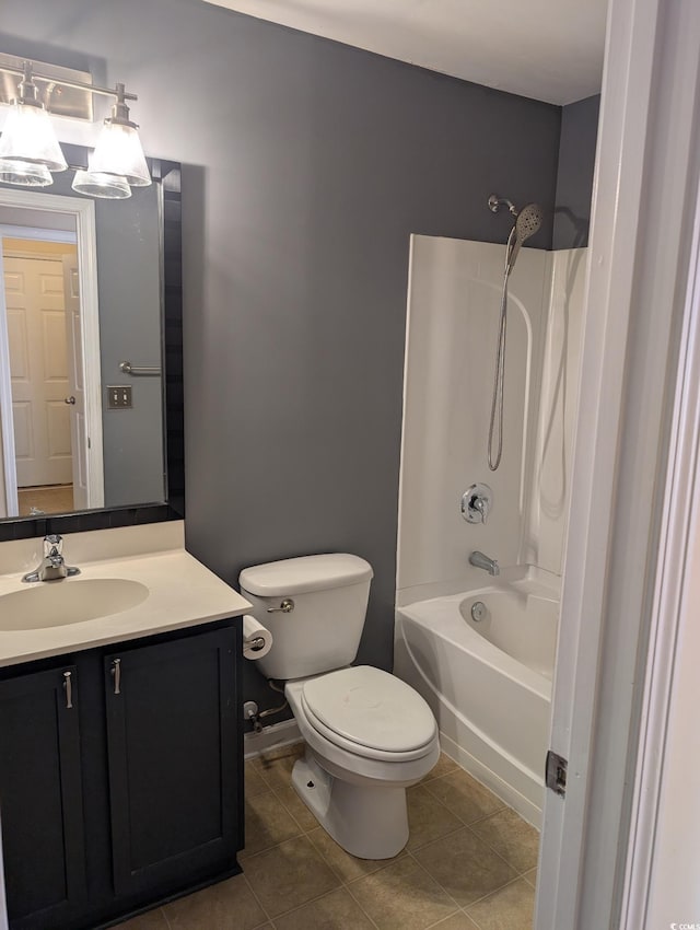 281 Palmetto Glen Dr, Myrtle Beach, SC 29588 - full bath with toilet, vanity, tile patterned flooring, and shower / bathtub combination