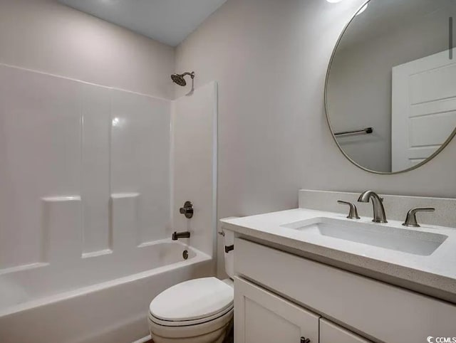 2599 Woodcreek Ln, Conway, SC 29527 - full bath with vanity, toilet, and bathtub / shower combination