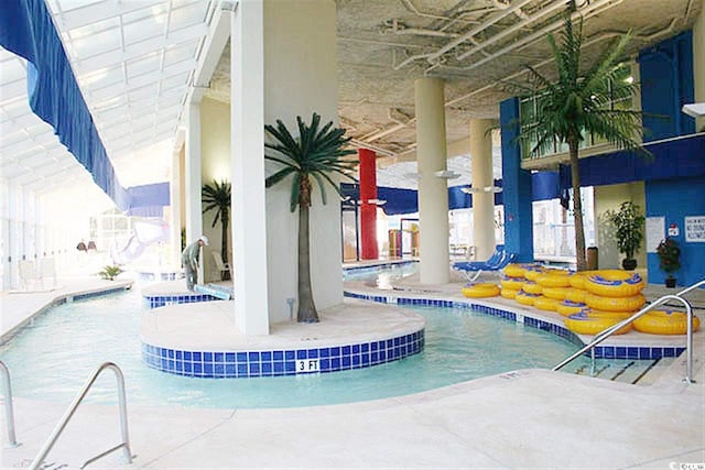 5300 N Ocean Blvd Unit 306, Myrtle Beach, SC 29577 - view of indoor pool