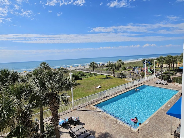 5300 N Ocean Blvd Unit 306, Myrtle Beach, SC 29577 - community pool with a water view