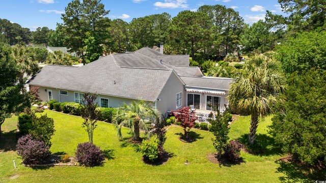 7005 Wellesley Ct, Murrells Inlet, SC 29576 - view of subject property featuring a tree filled landscape