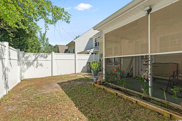 1102 Stanton Pl Unit 1102, Myrtle Beach, SC 29579 - fenced backyard featuring a sunroom