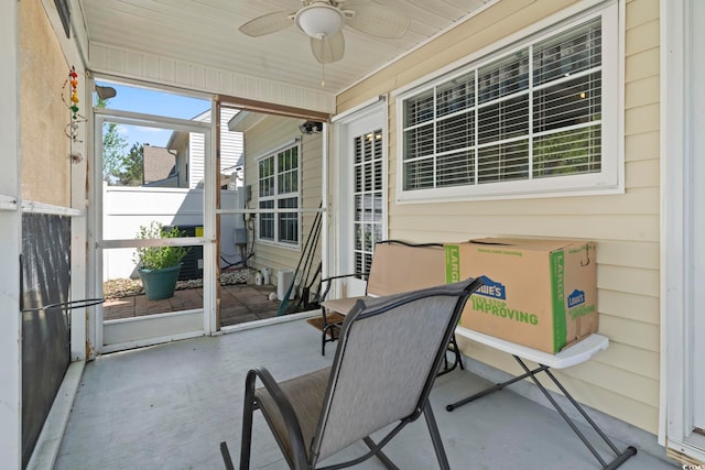 1102 Stanton Pl Unit 1102, Myrtle Beach, SC 29579 - sunroom featuring a ceiling fan