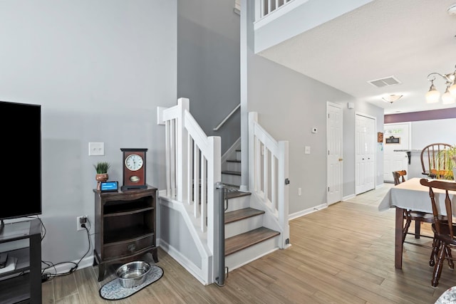 1102 Stanton Pl Unit 1102, Myrtle Beach, SC 29579 - stairs featuring wood finished floors and baseboards