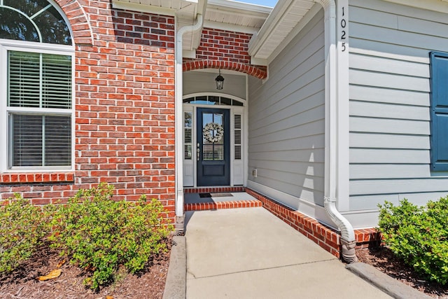 1025 Limpkin Dr, Conway, SC 29526 - doorway to property with brick siding